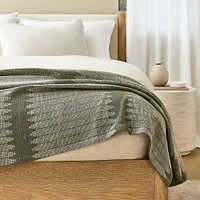 Reversible Woven Bed Blanket | West Elm