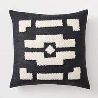 Cotton Tree Punch Needle Ndebele Pillow | West Elm