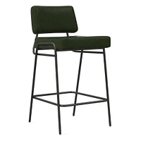 Wire Frame Leather Bar & Counter Stools | West Elm