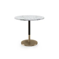 Orbit Round Dining Table  - Faux Marble | West Elm
