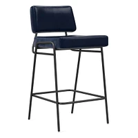 Wire Frame Leather Bar & Counter Stools | West Elm