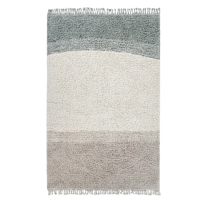 Into The Blue Washable Wool Rug | West Elm