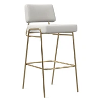 Wire Frame Leather Bar & Counter Stools | West Elm