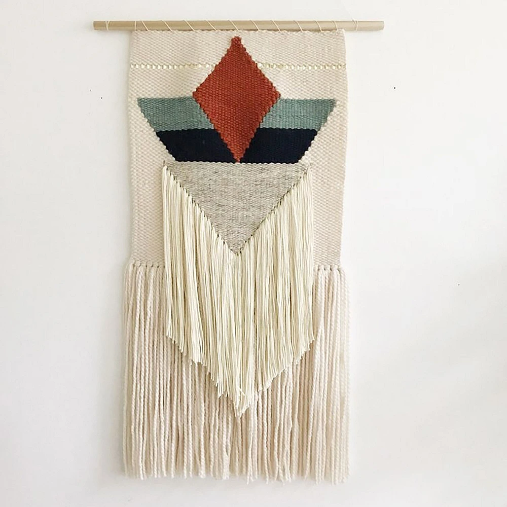 Muted Geometric Weaving | West Elm