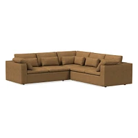 Harmony Modular Leather 3 Piece L-Shaped Sectional | Sofa With Chaise West Elm