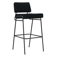 Wire Frame Leather Bar & Counter Stools | West Elm