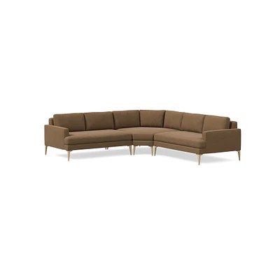 Andes L-Shaped Wedge Sectional | Sofa With Chaise West Elm