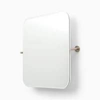 Frameless Pivot Wall Mirror - Rectangle | West Elm