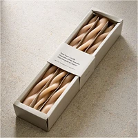 Double Twist Taper Candles (Set of 6) | West Elm