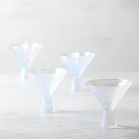 Jupiter Beaded Martini Glasses (Set of 4) | West Elm