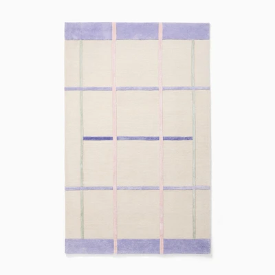 Tufted Grid Rug | West Elm