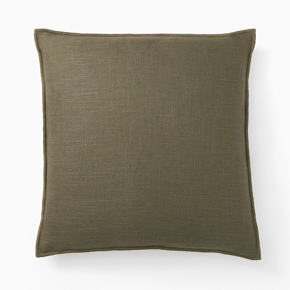 Linen Knit Pillow Cover & Throw Set | West Elm