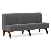 Novak Banquette - Vertical Channel Tufting | West Elm