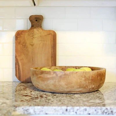 Takara Teak Wood Bowl | West Elm