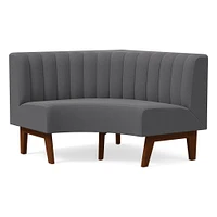 Novak Banquette - Vertical Channel Tufting | West Elm