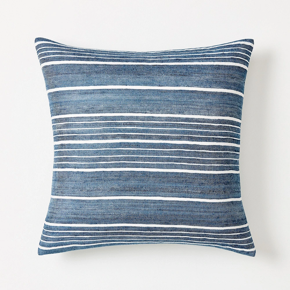 Silk Stripe Pillow Cover | West Elm