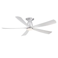 Kute5 Flush Mount Ceiling Fan 52" | West Elm