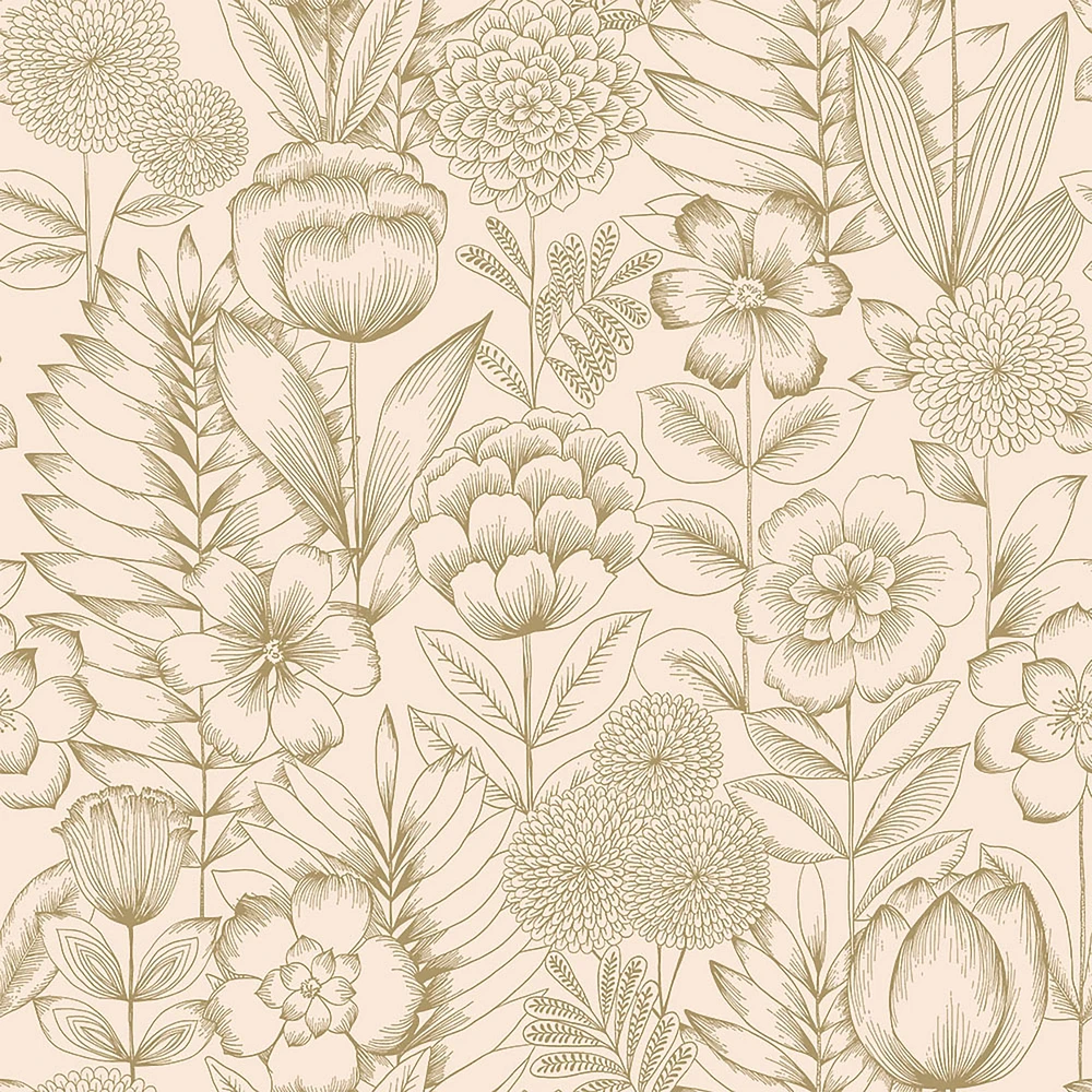 Homestead Floral Vintage Peel & Stick Wallpaper | West Elm
