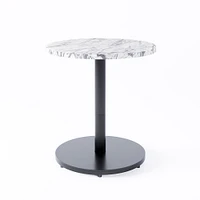 Orbit Continental Tea Height Round Table - Marble | West Elm