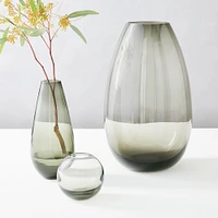 Foundations Smoke Glass Vases | West Elm
