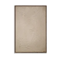 Dimensional Muted Dabs Framed Canvas Wall Art | West Elm