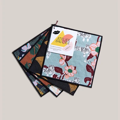 Atelier Saucier The Jungle Book Cocktail Napkin Set | West Elm