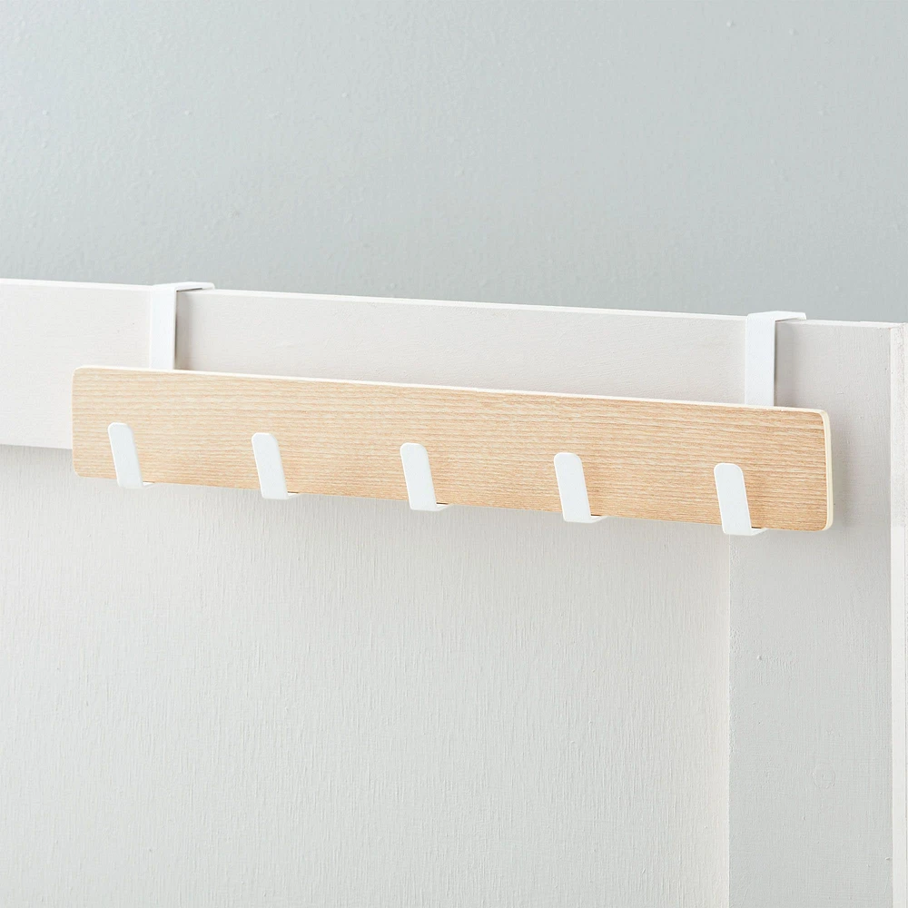 Yamazaki Plywood Overdoor Hanger | West Elm