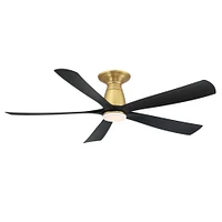 Kute5 Flush Mount Ceiling Fan 52" | West Elm