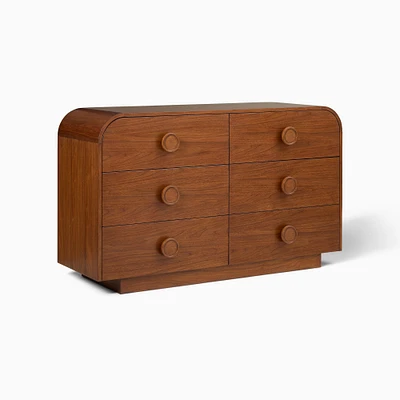 Statement Knob 6-Drawer Dresser (56") | West Elm