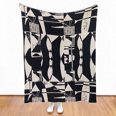 K-apostrophe Patra Nero Knit Throw | West Elm