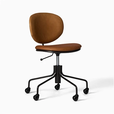 Flynn Leather Office Chair | West Elm