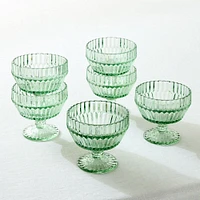 Archie Glass Coupes (Set of 4) | West Elm