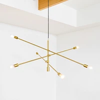 Mobile Chandelier (55") - Antique Brass | West Elm