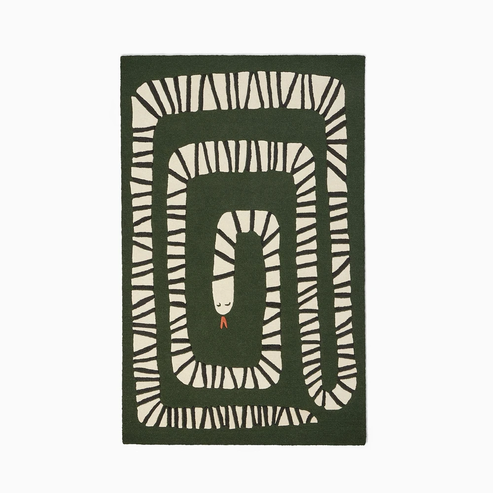 Snake Easy Care Rug | West Elm