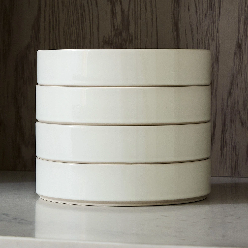 Straight-Sided Stoneware Pasta Bowl Sets | West Elm