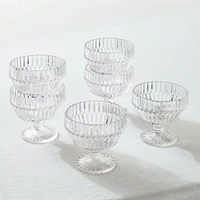 Archie Glass Coupes (Set of 4) | West Elm