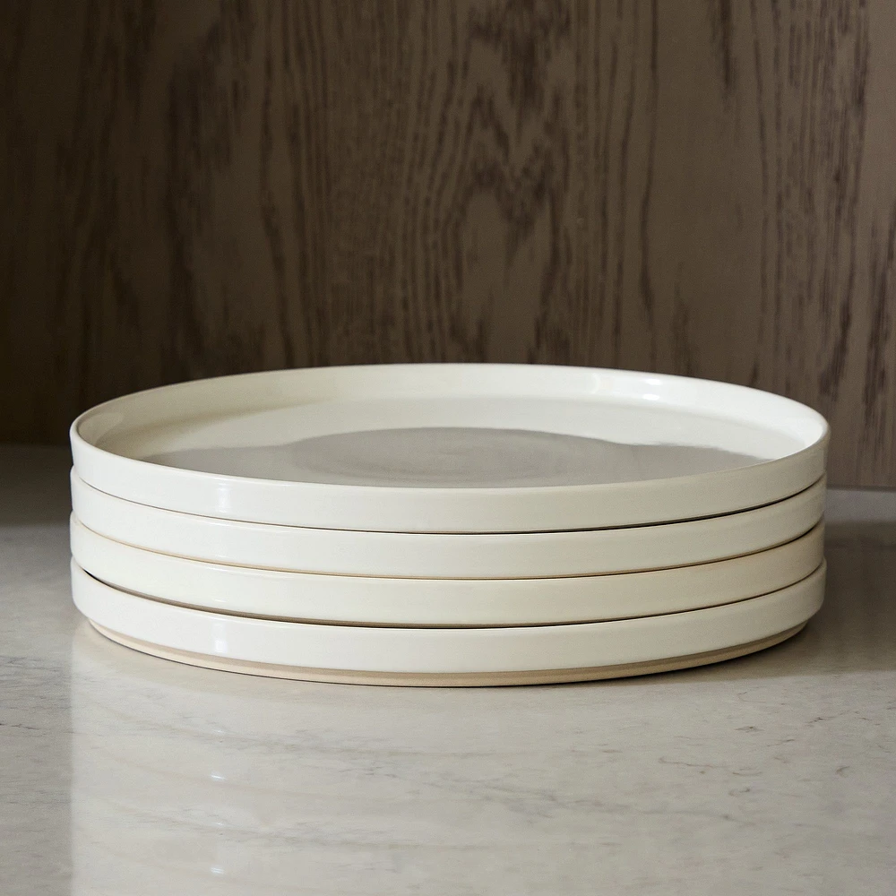 Straight-Sided Stoneware Dinner Plate Sets | West Elm
