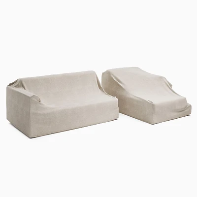 Telluride Outdoor -Piece Chaise Sectional Protective Cover | West Elm