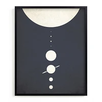 Limited Edition "Planetary Neighbors" Framed Wall Art by Minted for West Elm |