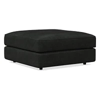 Urban Leather Ottoman | West Elm