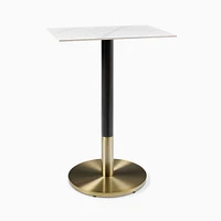 Orbit Restaurant Rectangle Bar Table - Porcelain | West Elm