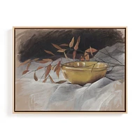 Limited Edition "Yellow Bowl" Framed Wall Art by Minted for West Elm |