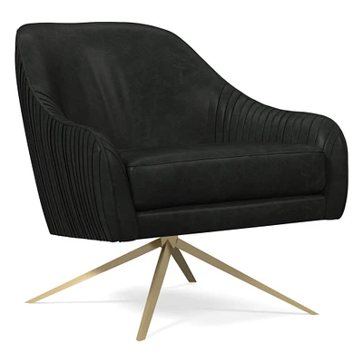 Roar & Rabbit™ Leather Swivel Chair | West Elm