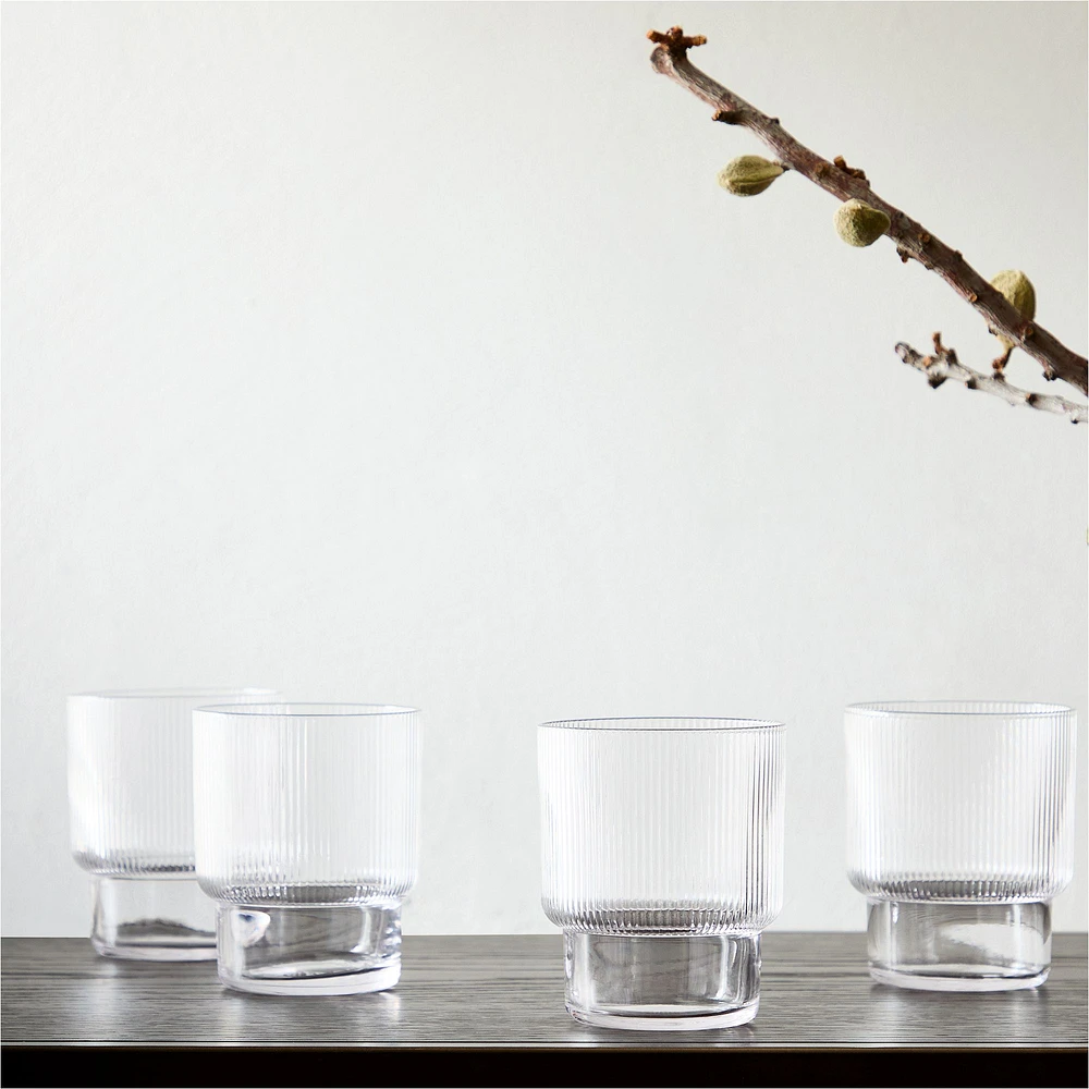 Fluted Drinking Glass Sets | West Elm