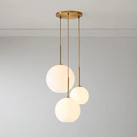 Sculptural 3-Light Globe Chandelier | West Elm