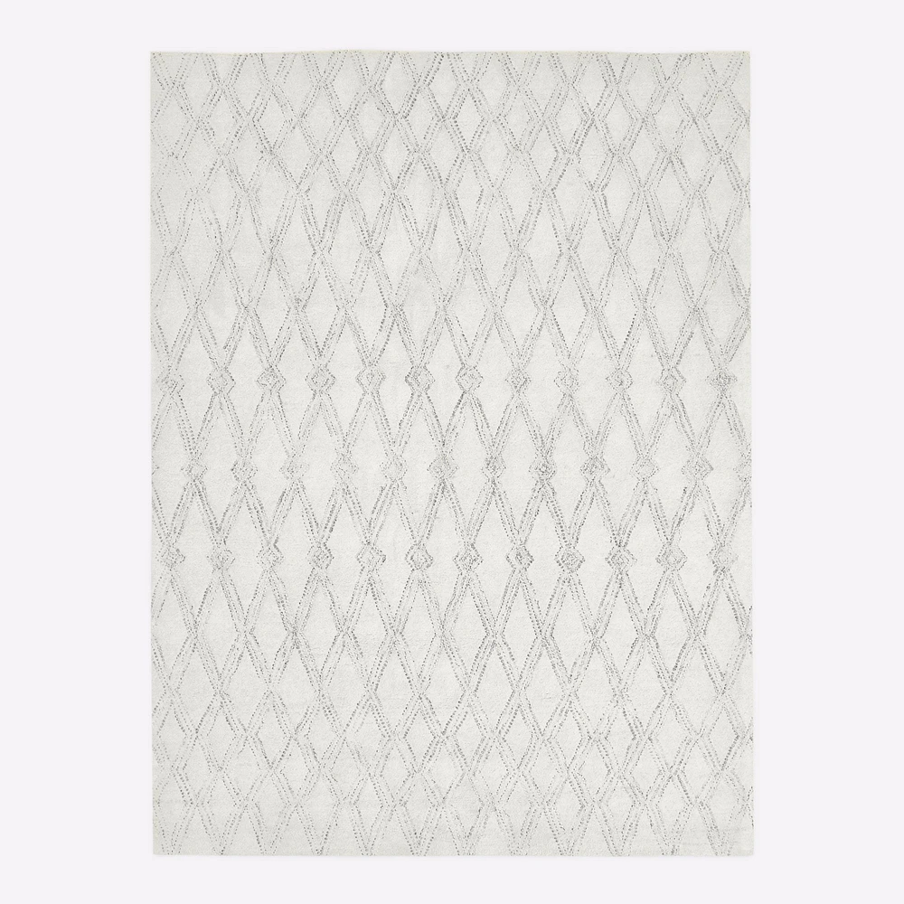 Hazy Lattice Rug | West Elm