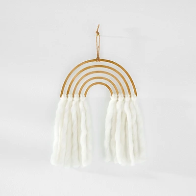 Pauline Stanley Studio Brass Wall Hanging - Rainbow | West Elm