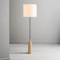 Hudson Wood Base Floor Lamp | West Elm