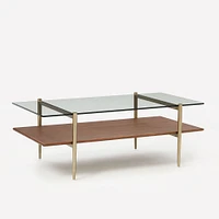 Mid-Century Art Display Coffee Table | Modern Living Room Furniture West Elm