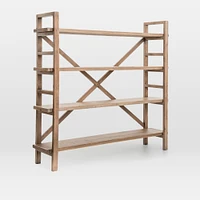 Reclaimed Pine Wood Bookshelf | West Elm